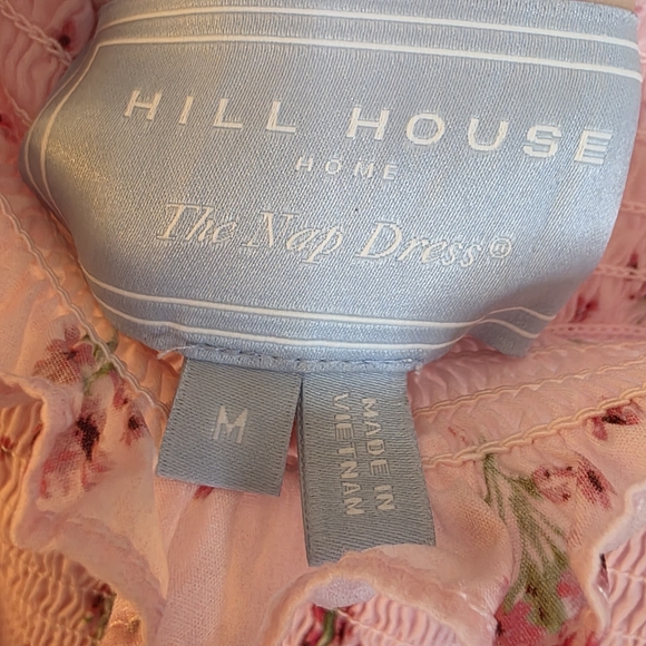 Hill House Elizabeth The Nap Dress Pink Floral Mini Medium - Picture 9 of 10